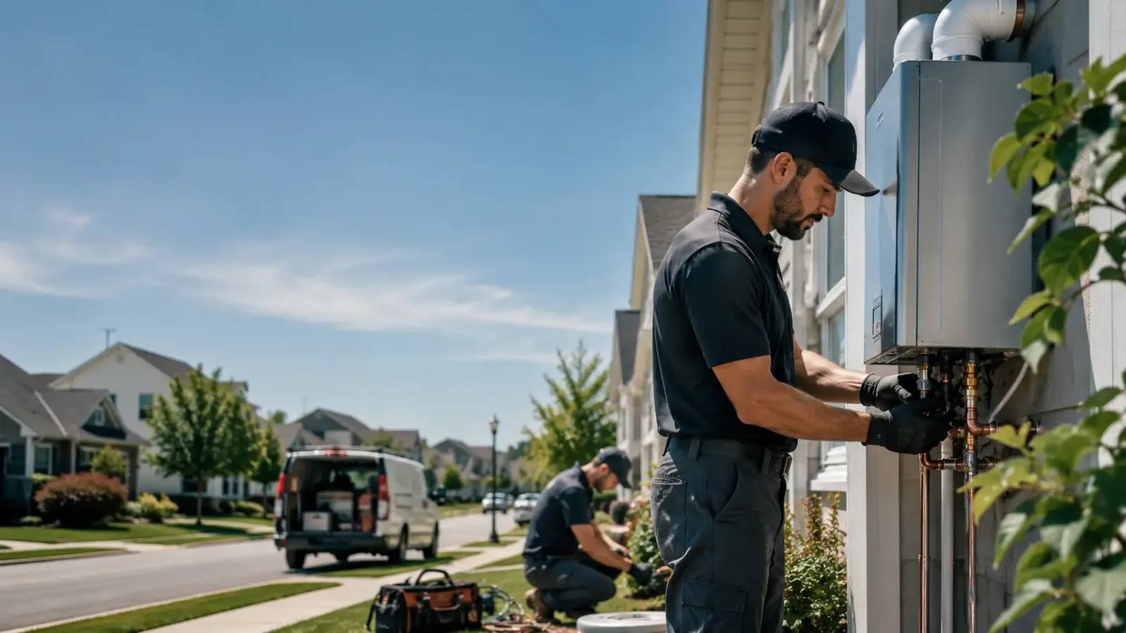 Tankless Water Heater Installation in Ottine, TX